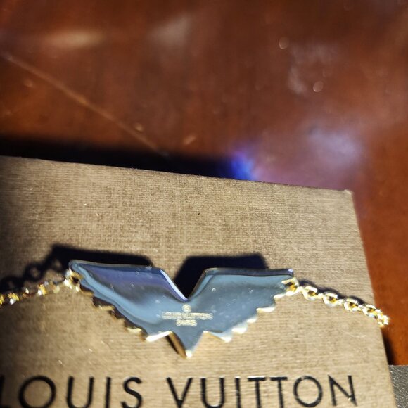 Authentic LOUIS VUITTON Essential V California Dreaming Bracelet Gold M69580 - Picture 6 of 8